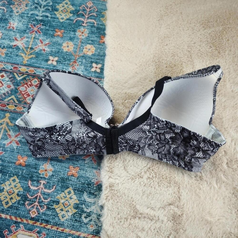 Cacique Lace Bra Boost Plunge 44D Women Plus Size - Picture 4 of 9